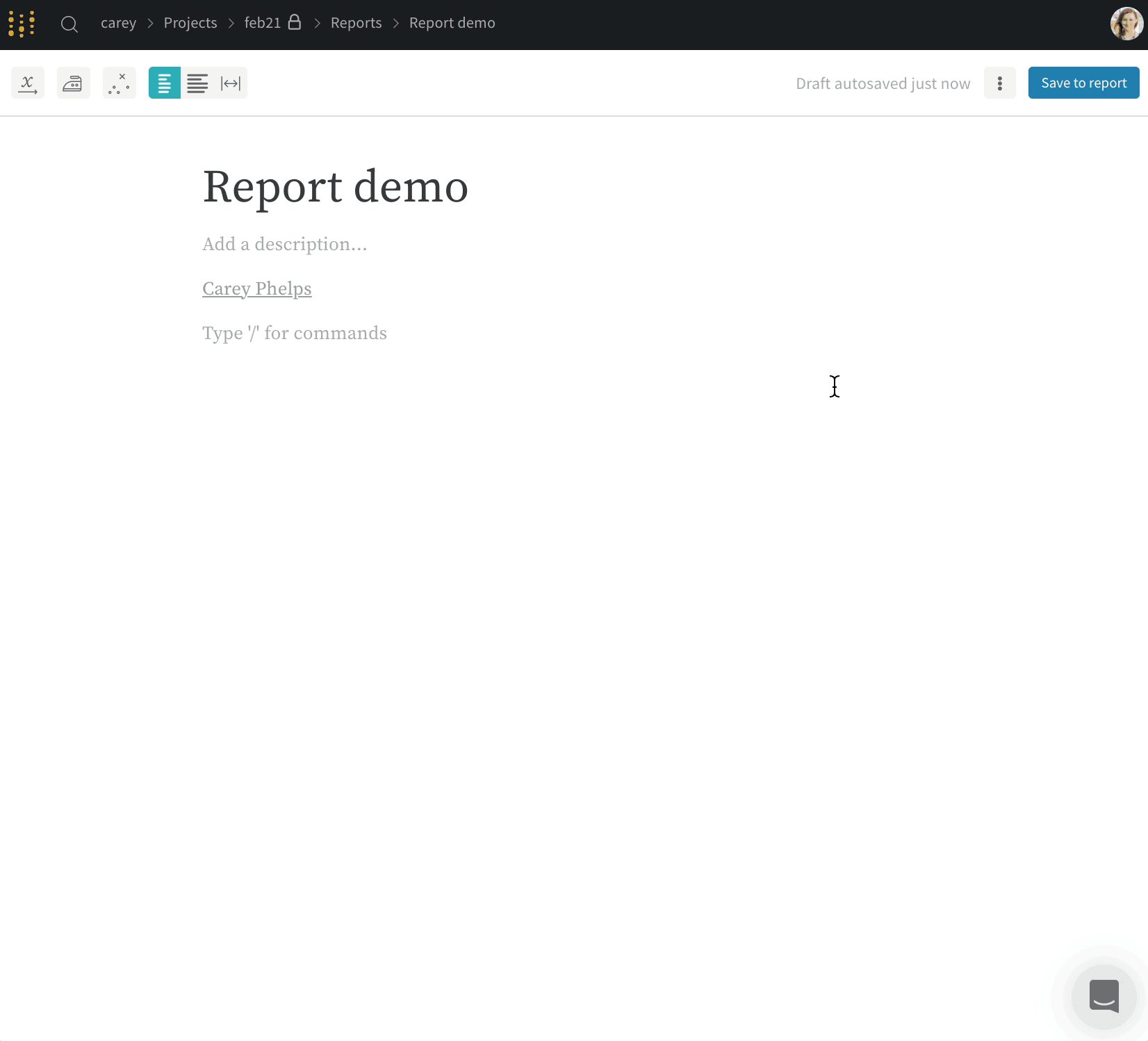 리포트에 차트 추가하기
